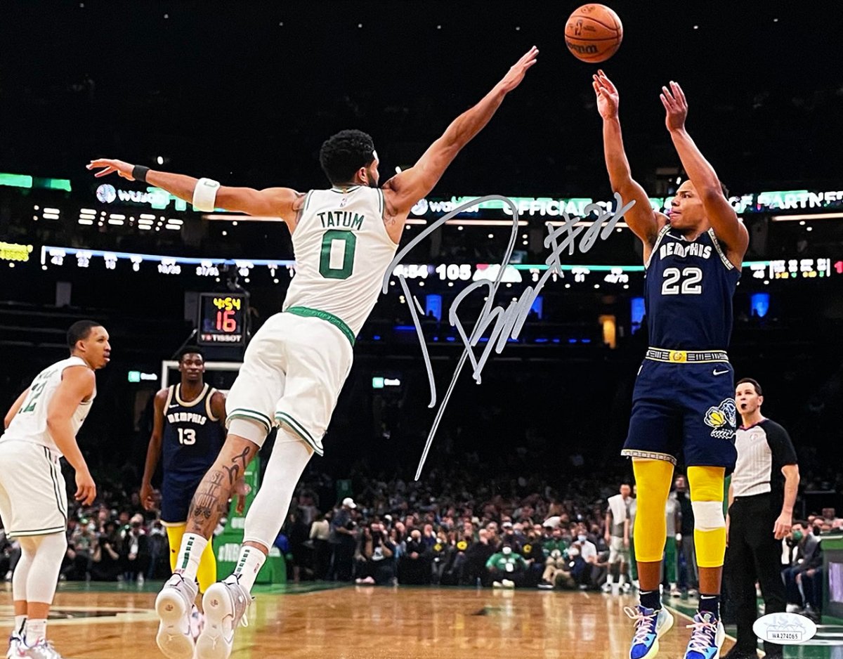 Desmond Bane Autographed 11x14 Memphis Grizzlies Action Shot Photo with JSA ITP COA - Perfect for NBA Memorabilia Collections & Sports Fan Gifts