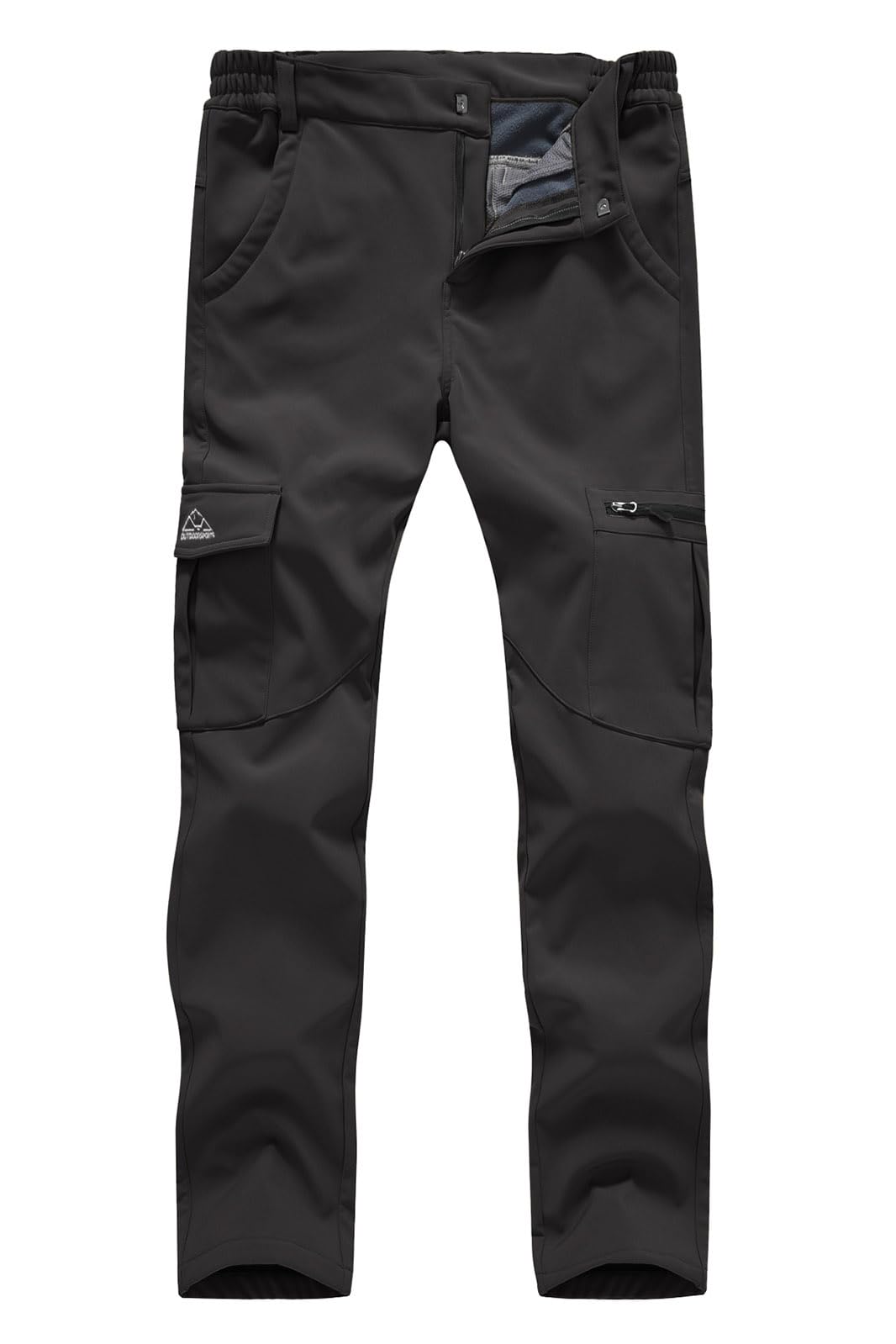 YSENTO Women's Fleece Ski Snow Pants - Waterproof Windproof Insulated Softshell Winter Pants for Skiing, Snowboarding, Hiking & Fishing | Cold Weather Outdoor Activities