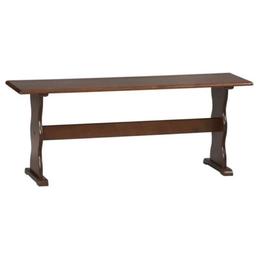 Premium Walnut Kitchen Bench by Hawthorne Collections – Stylish and Durable Counter Stool for Breakfast Bars, Islands & Dining Areas