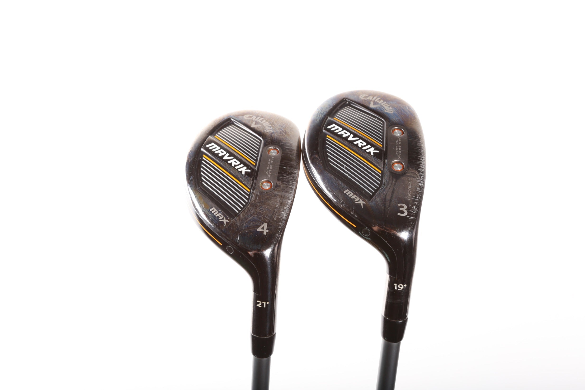 Used Callaway Mavrik Max Hybrid Golf Club Set - Right Handed 3H & 4H with Stiff Flex Shaft | Perfect for Mid-Handicap Golfers on Fairway Shots and Rough Recovery