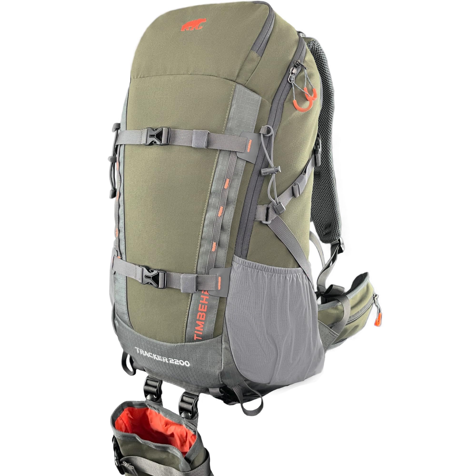 Tactical Hunting Backpack with Rifle & Bow Holder - Waterproof Lightweight Daypack with Rain Cover, YKK Zippers & Buckles - Durable Comfortable for Outdoor Hunting, Camping & Hiking Adventures
