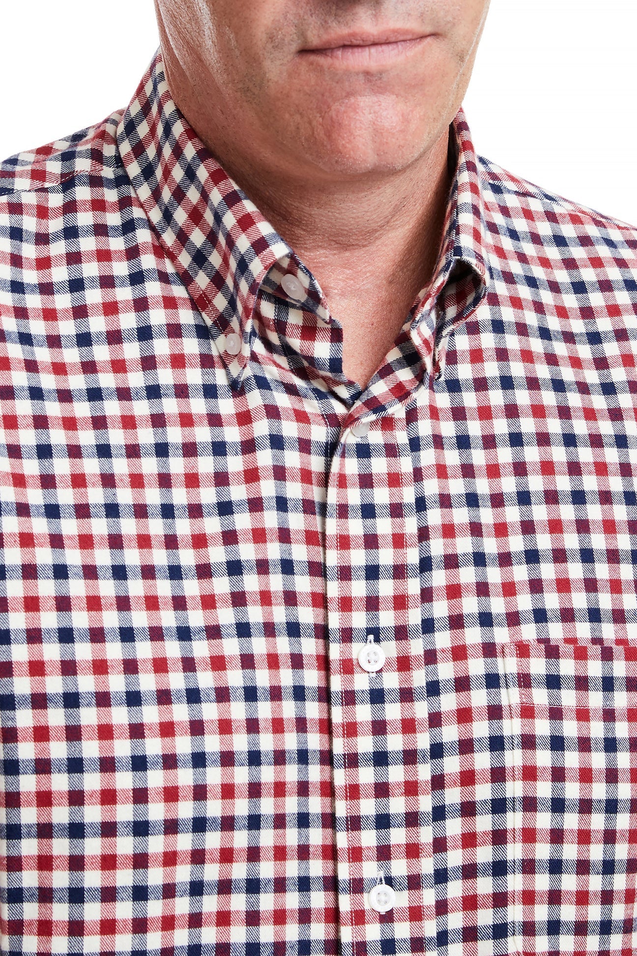 Chase Shirt Bristol Brushed Check Flannel - Men's Casual Button Down Shirt for Fall & Winter | Soft Cotton Comfort, Classic Plaid Pattern | Perfect for Outdoor Activities, Work & Everyday Wear