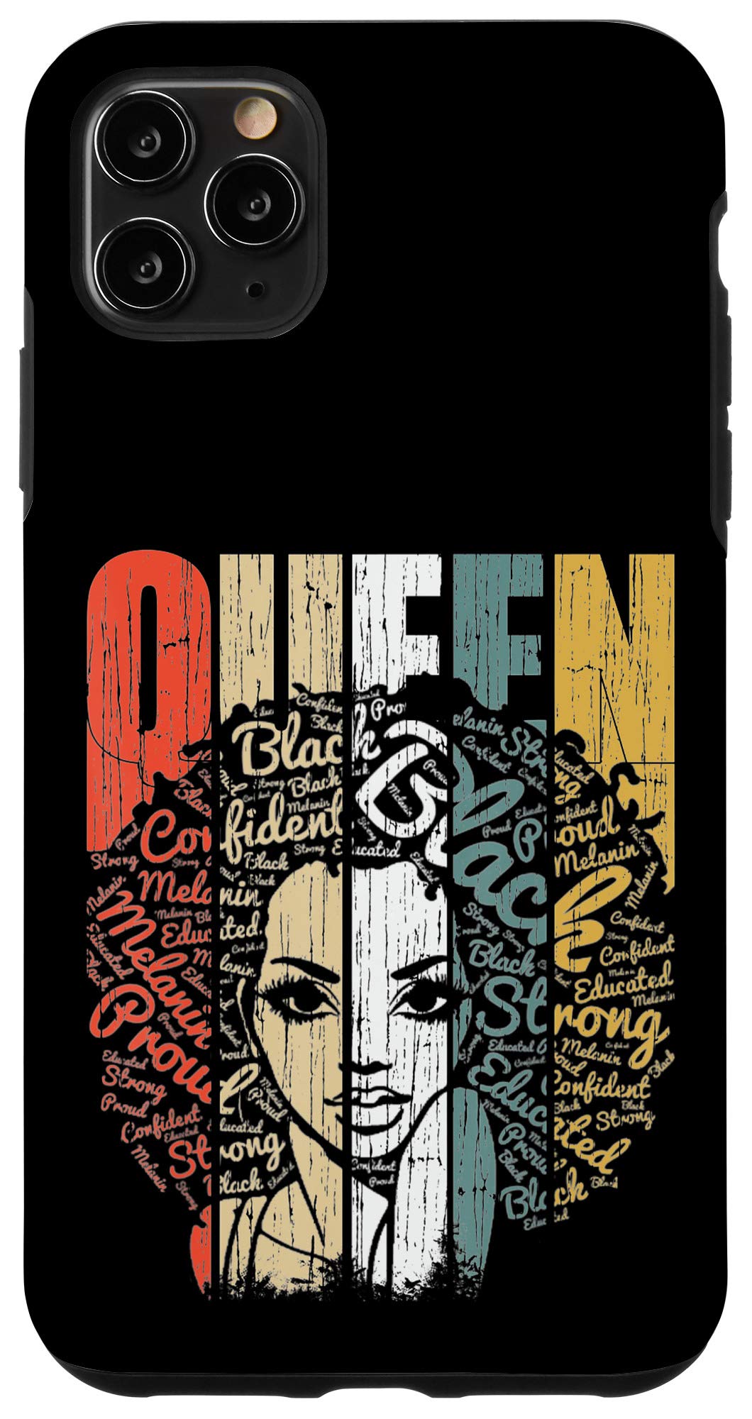 iPhone 11 Pro Max Case for Women - Premium Protective Cover with African American Queen Design | Perfect for Everyday Use, Work, and Special Occasions