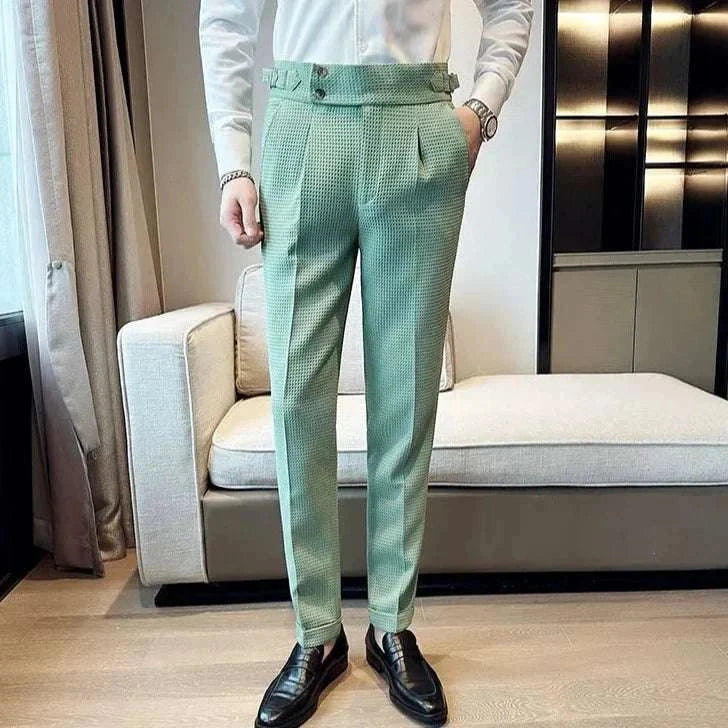Premium Men's Formal Office Suit Pants - Classic Fit, Comfortable & Professional for Business Attire, Work & Special Occasions