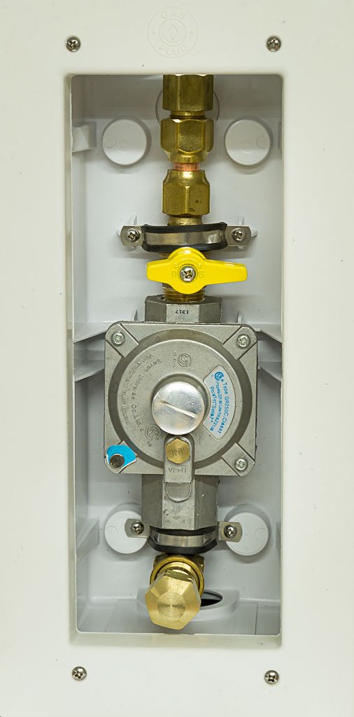 Burnaby Manufacturing Ltd VGP-INT-2#-250 White Interior Versatile Gas Plug - Universal Gas Line Connector for Home Appliances, HVAC & Commercial Use