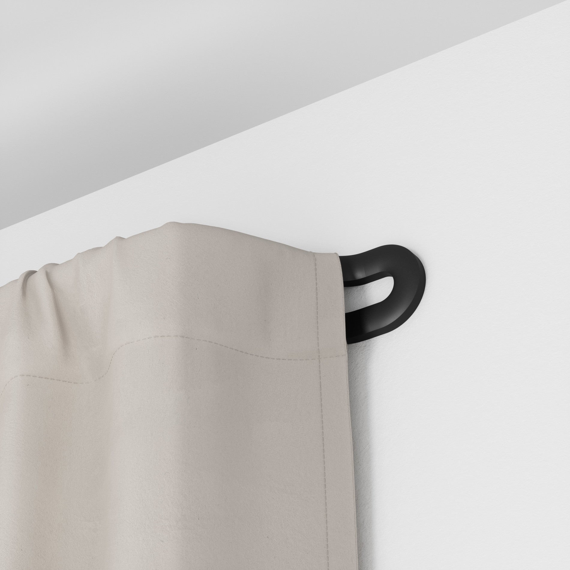 Midnight Blackout Double Curtain Rod Set - Blackout Curtain Rods for Windows, Thermal Insulated Room Darkening Drapery Rod - Perfect for Bedroom, Living Room & Home Theater