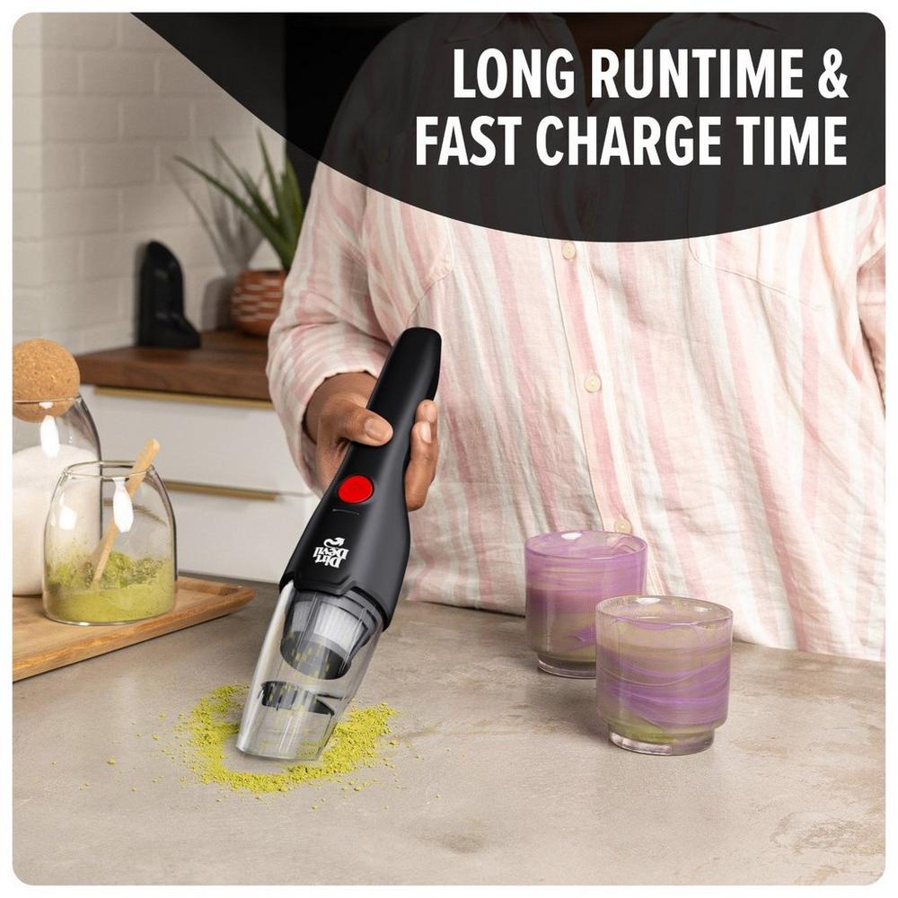 Multi-Surface Extended Reach Cordless Hand Vacuum Cleaner - Upright & Grab & Go Bundle for Car, Home, and Pet Hair Cleaning