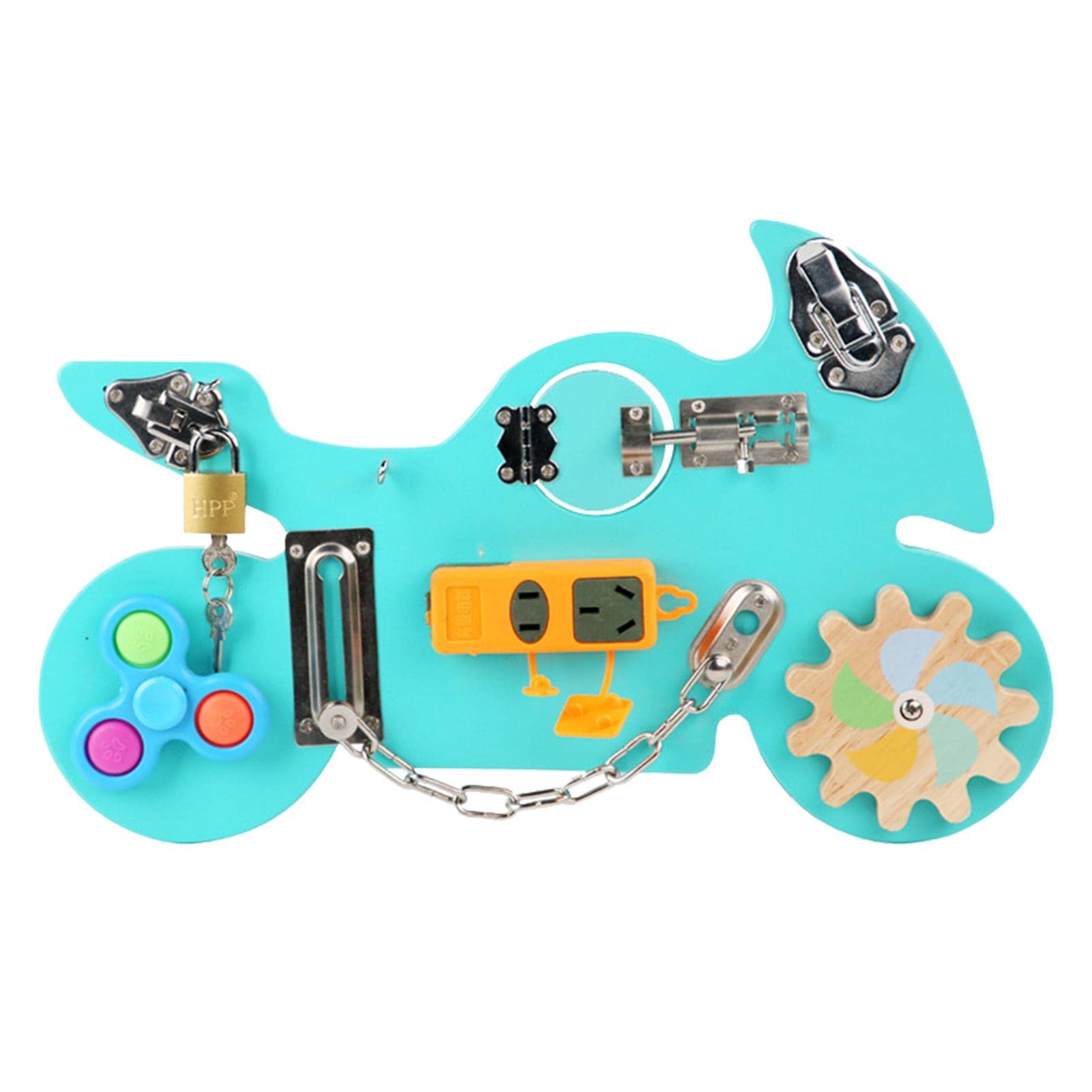 Rhinoon Montessori Wooden Toys - 7-in-1 Sensory & Motor Skill Learning Toy for Toddlers | Preschool Educational Dressing Practice Set for Boys & Girls | Travel-Friendly Kids Activity Toy (3 Types) - Perfect for Home, Classroom & Road Trips