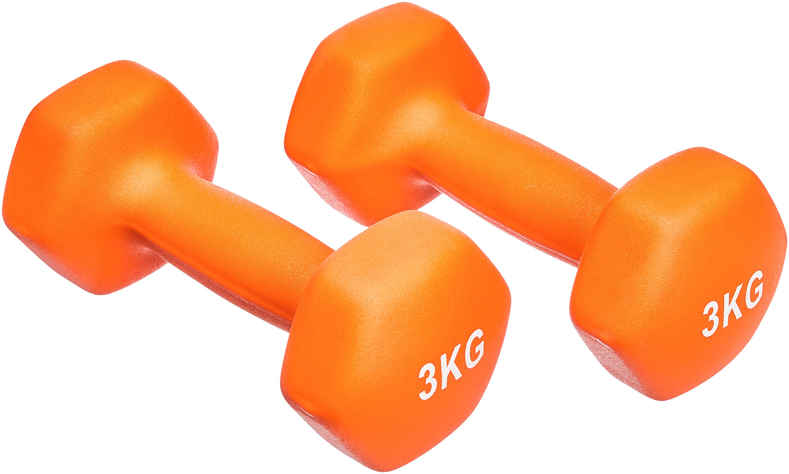 Amazon Basics Neoprene Dumbbell Pair - Lightweight Workout Weights for Home Gym, Strength Training & Fitness Exercises