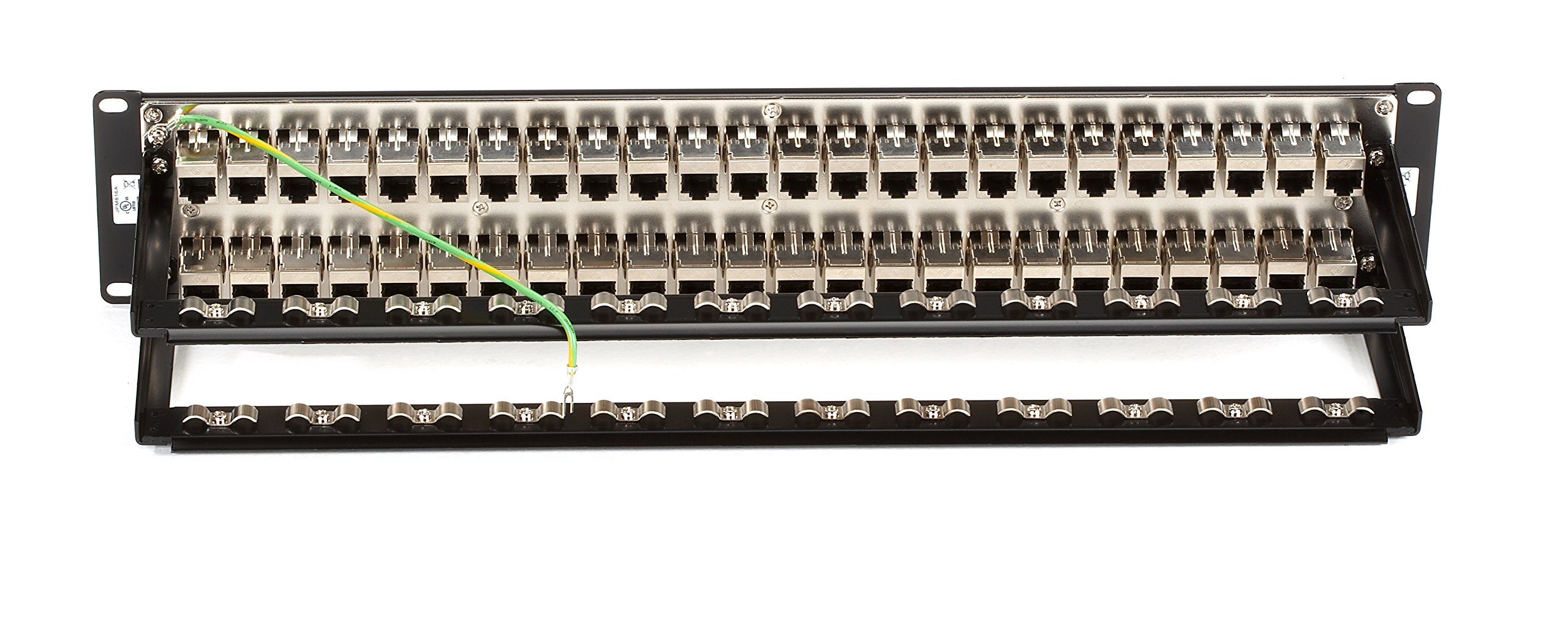 48-Port Network Patch Panel Black Box JPM816A for Server Racks