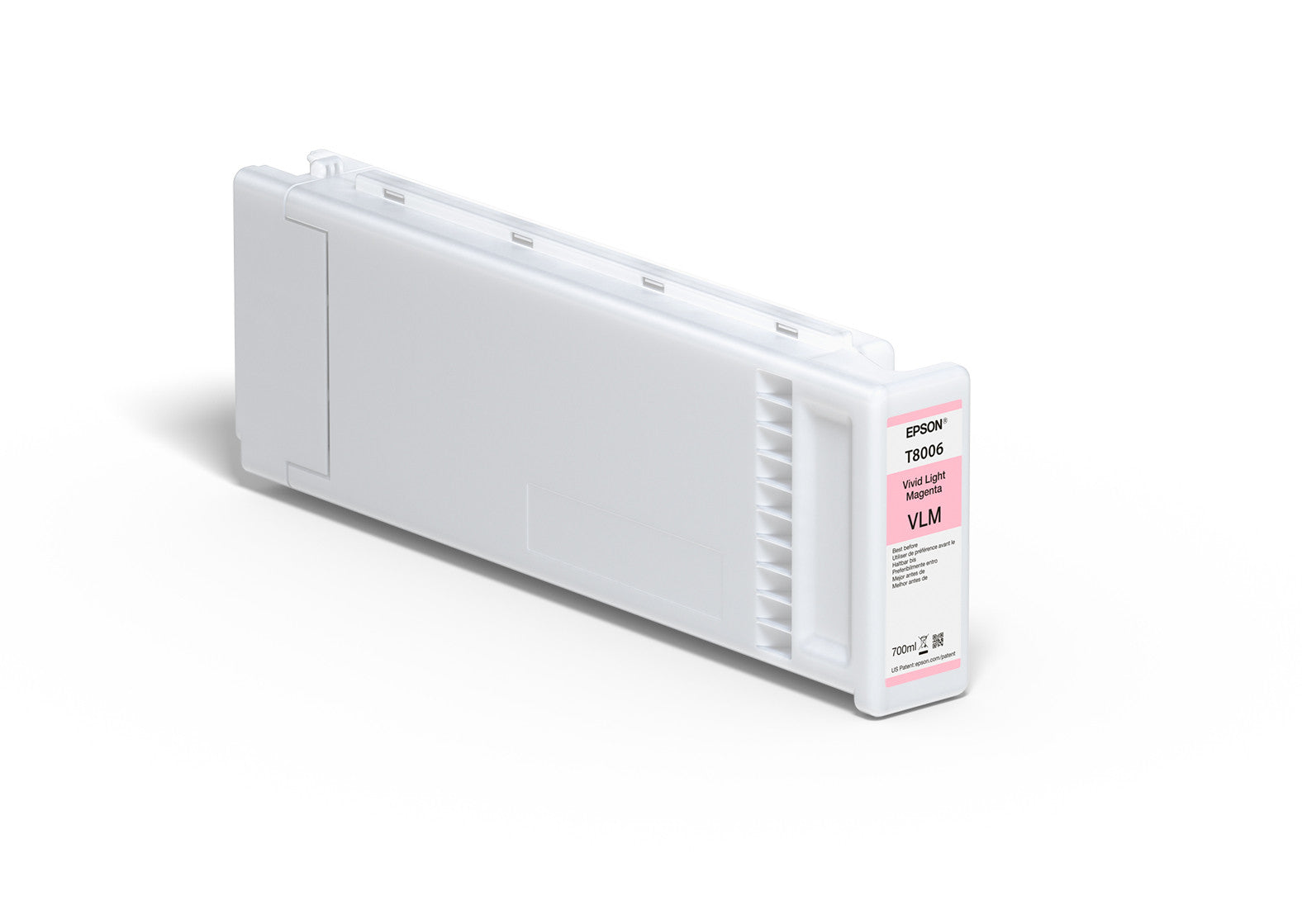 Epson T800600 P10000/P20000 Ink Cartridge - Vivid Light Magenta 700ml High-Yield Printer Ink | Compatible with Epson SureColor Printers | Ideal for Professional Photography, Graphic Design & Large Format Printing
