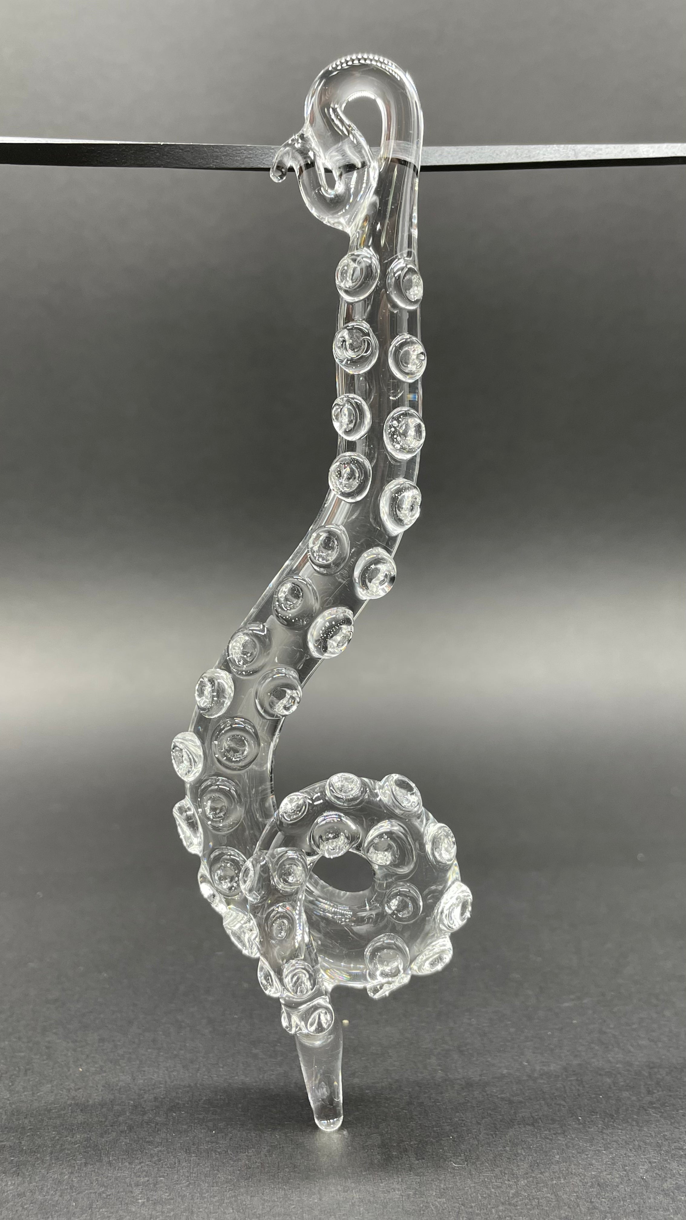3 Pack Clear Tentacle Ornaments - Unique Halloween Party Decorations for Home, Office & Outdoor Decor