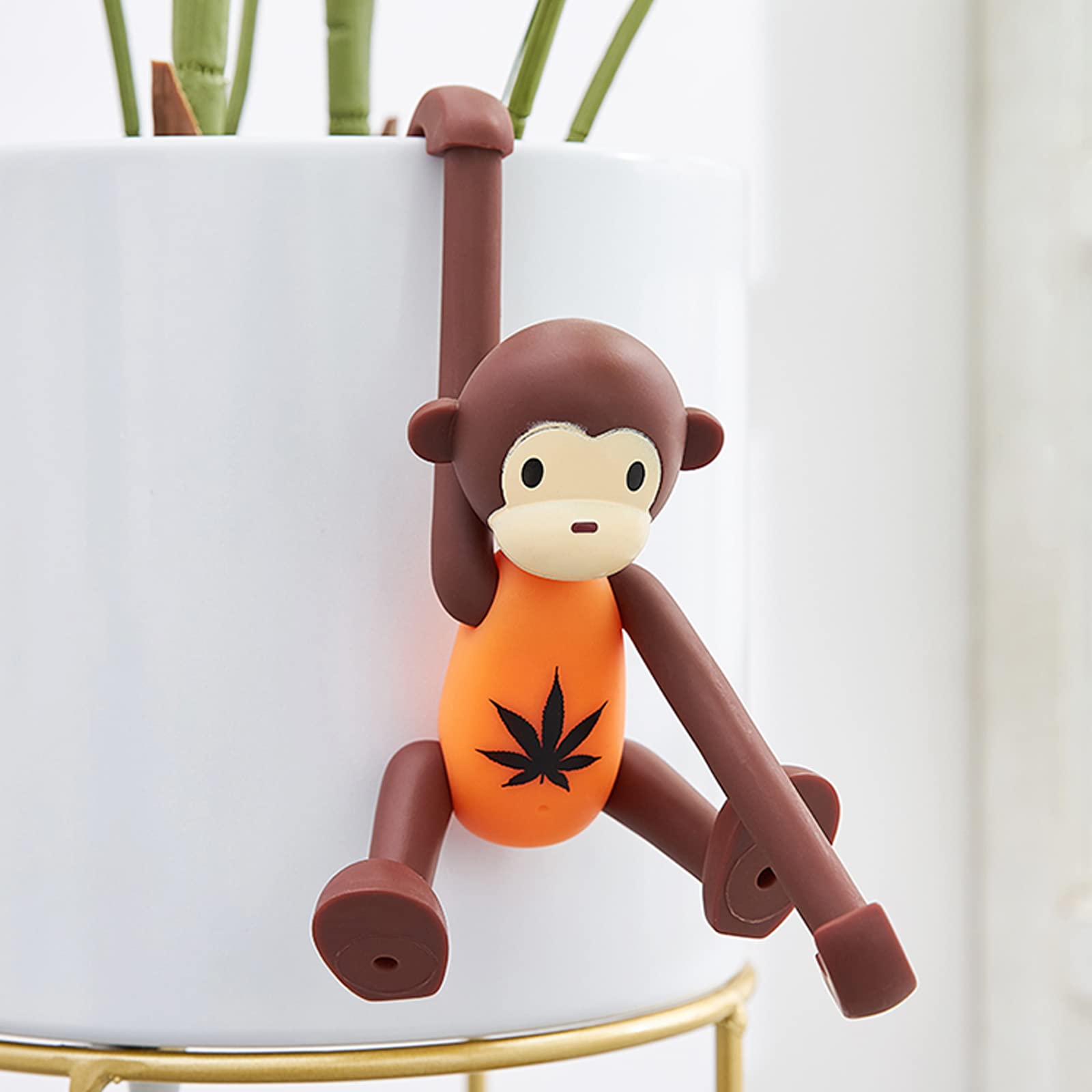 Cute Cartoon Animal Phone Stand - Foldable & Adjustable Desk Holder for All Smartphones & Tablets - Yellow Desktop Accessory for Office, Home, Bedroom & Car Use