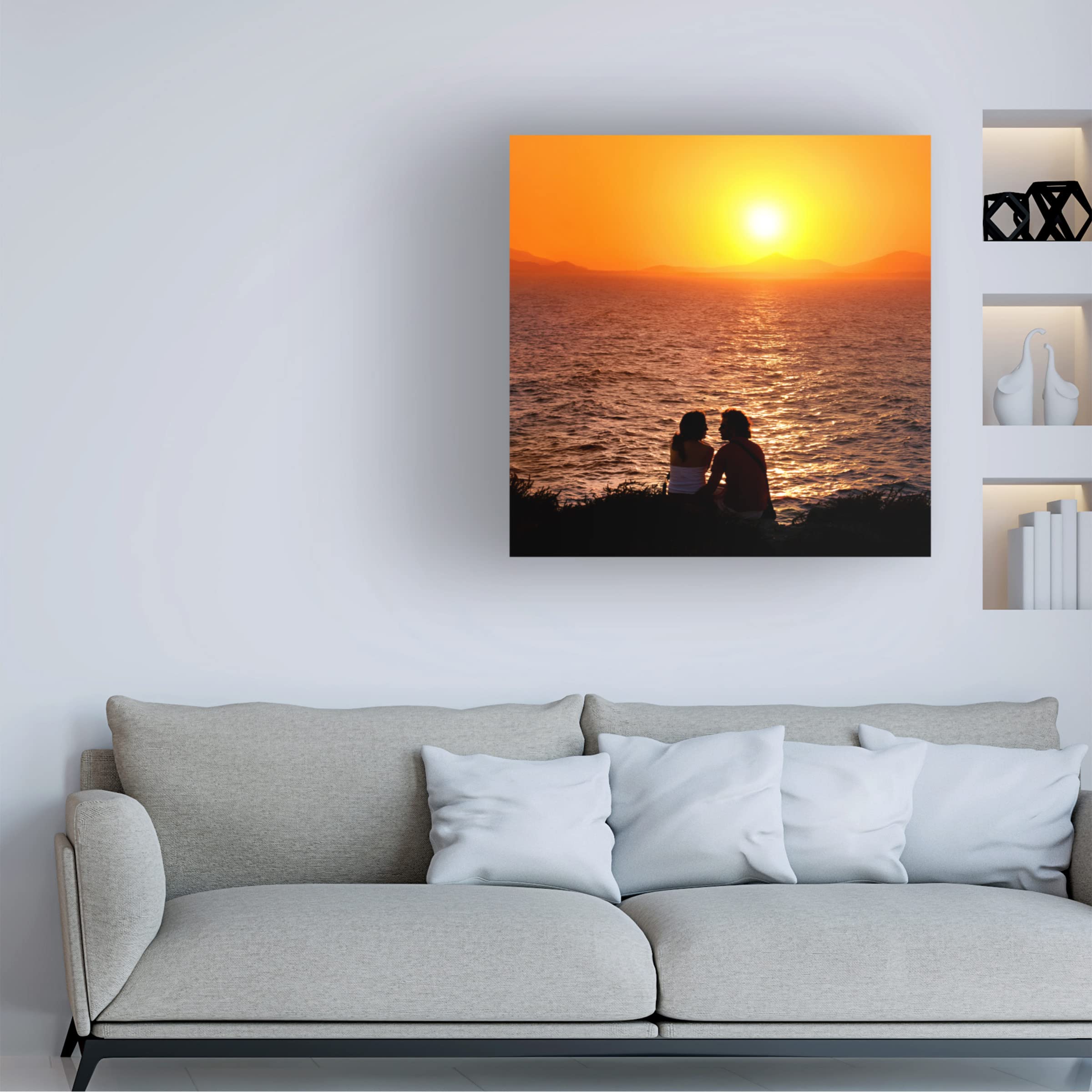 Ben Heine 'Love For Eternity' Canvas Wall Art Print - Romantic Home Decor for Bedroom, Living Room & Wedding Gifts | Trademark Fine Art Collection