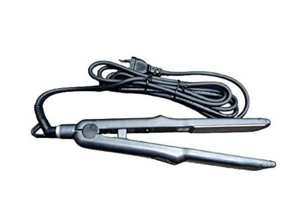 HGNOVA V208 Professional Hair Straightener - Gray | 1 Inch Flat Iron for Smooth & Shiny Hair | Perfect for Home & Salon Styling