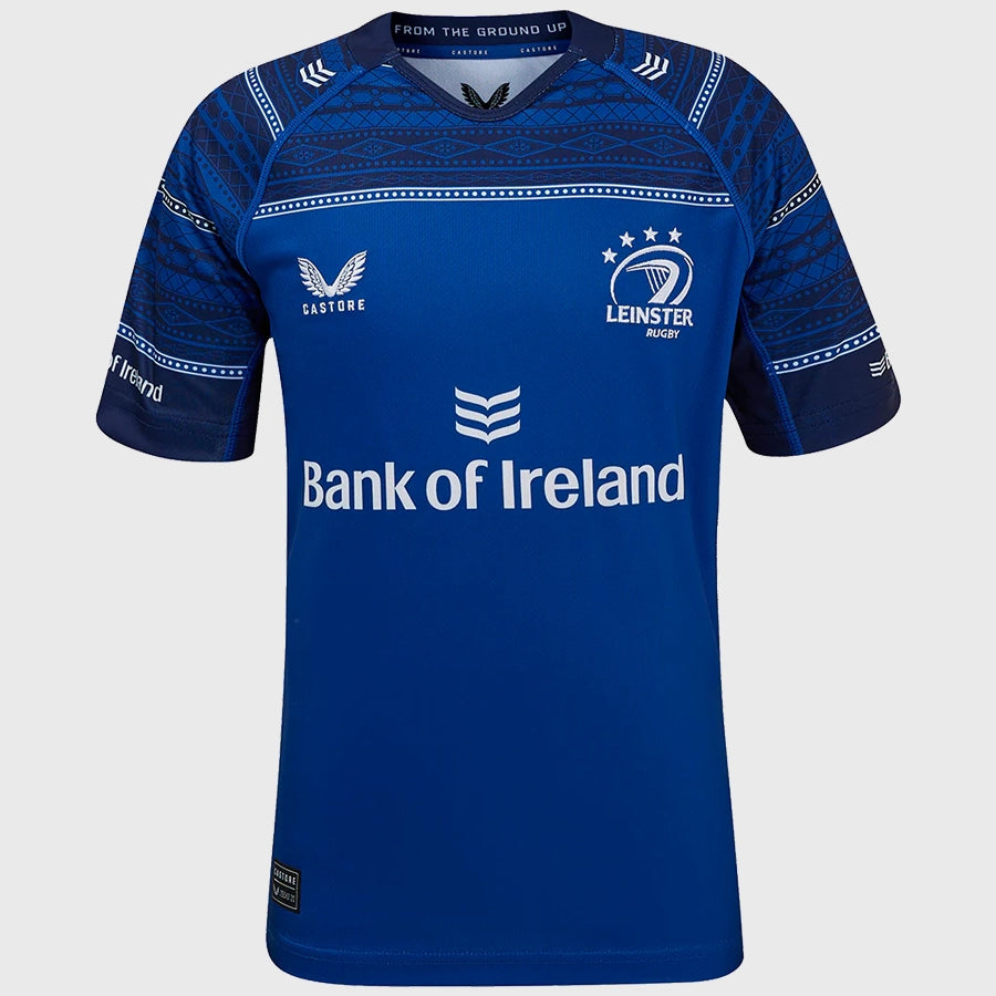 Castore Leinster Kids Home Replica Rugby Jersey 2024/25 - Official Youth Rugby Shirt for Training & Match Day