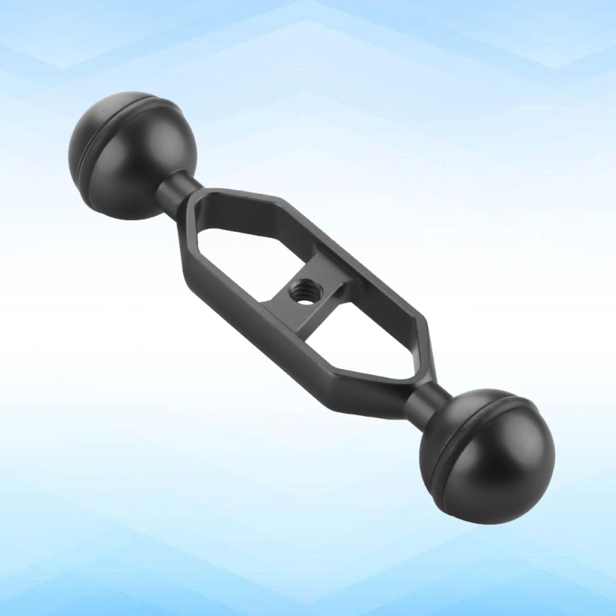 Homoyoyo 3-Piece 5-Inch Aluminum Alloy Dual Ball Arms for Underwater Torch - Durable Underwater Lighting Accessories for Scuba Diving, Underwater Photography & Marine Exploration