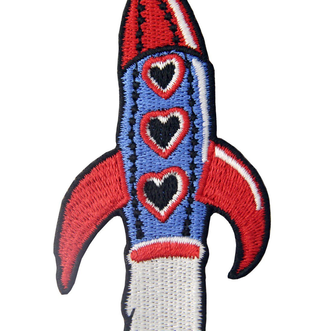 NASA Rocket Space Shuttle Embroidered Patch - Iron On or Sew On Emblem for Jackets, Hats & Backpacks - Collectible Astronaut Badge for Space Enthusiasts & Cosplay Costumes