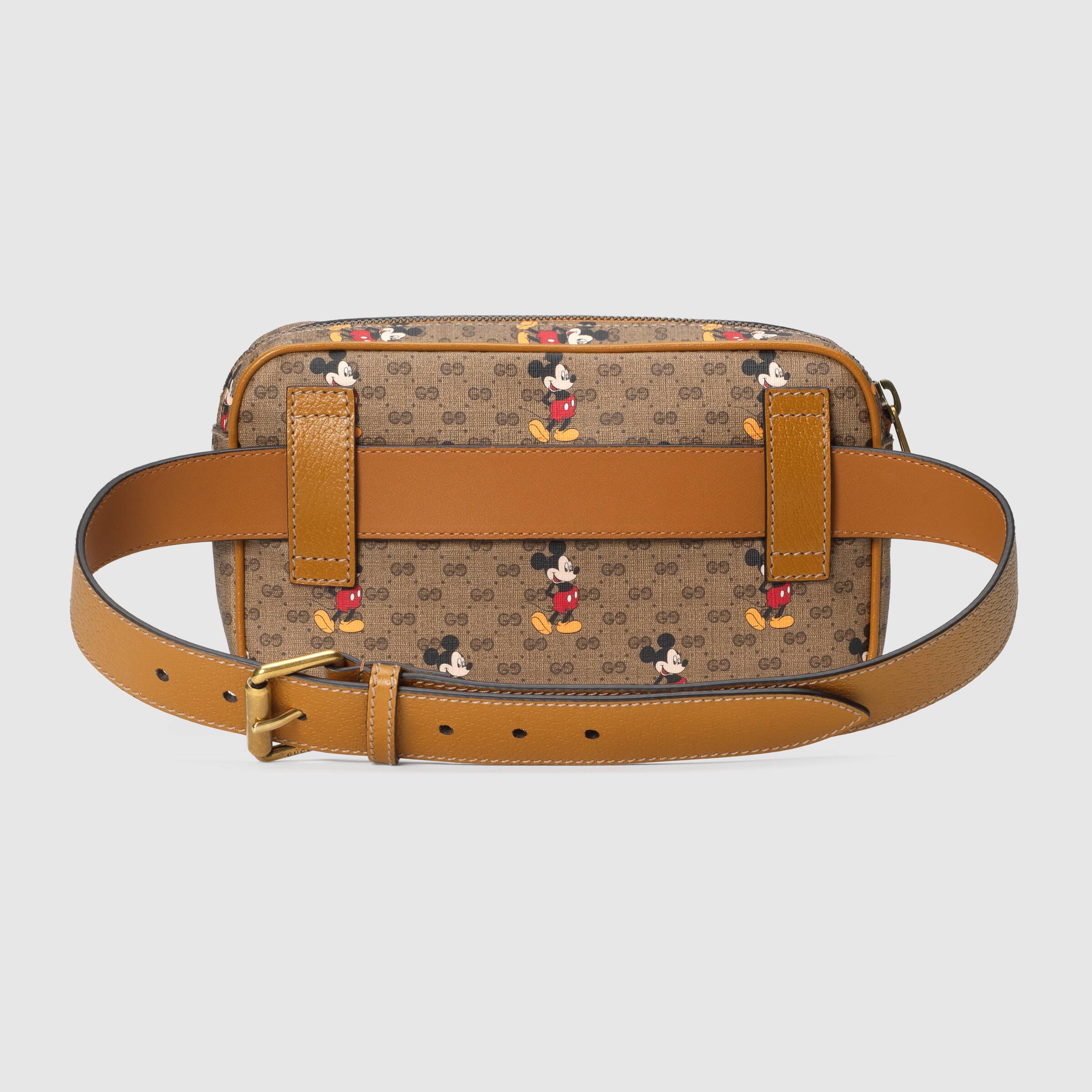 Gucci Disney x Gucci Belt Bag for Women - Luxury Crossbody Bag with Mickey Mouse Design - Perfect for Travel, Shopping & Everyday Use