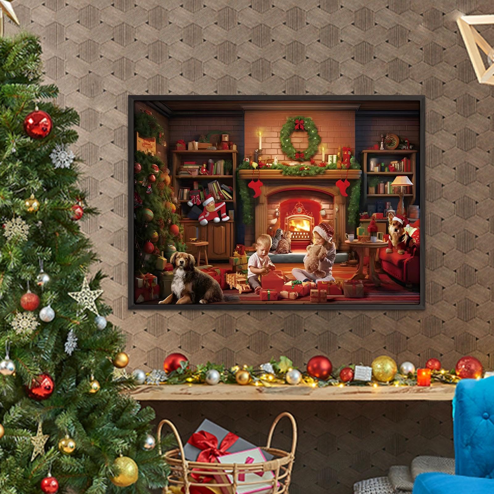 Christmas Countdown Puzzle - 1008 Piece Advent Calendar Puzzle, Festive Holiday Countdown Game | 24-Day Christmas Puzzle for Adults & Kids, Seasonal Family Activity for Holiday Decor & Gift Giving