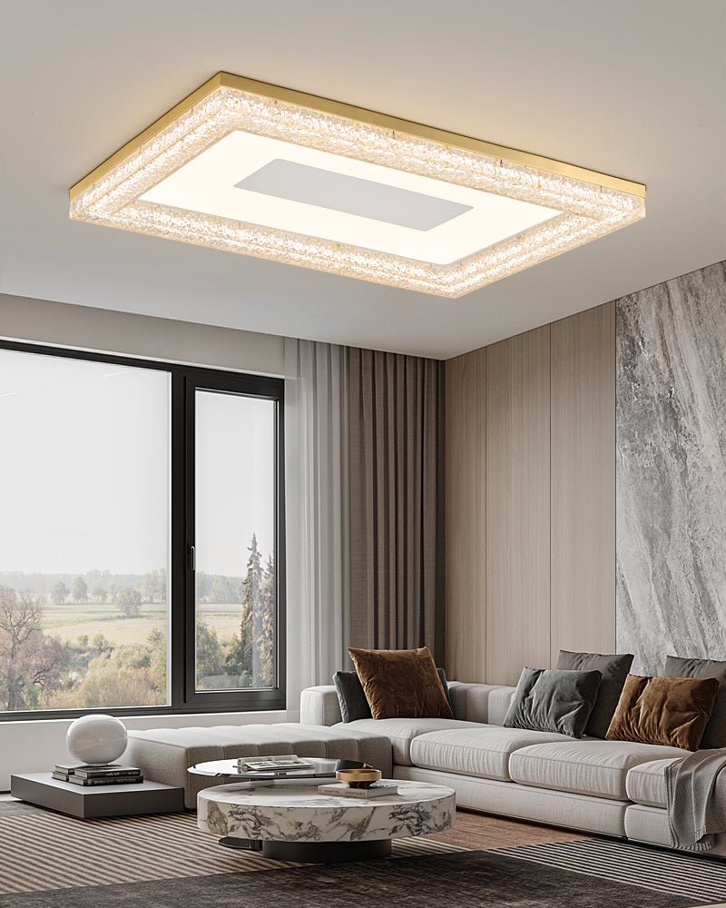 Lumora Modern Resin Ceiling Light Fixture - Waterproof Indoor/Outdoor Hanging Lamp for Living Room, Bedroom, Patio & Garden Decor