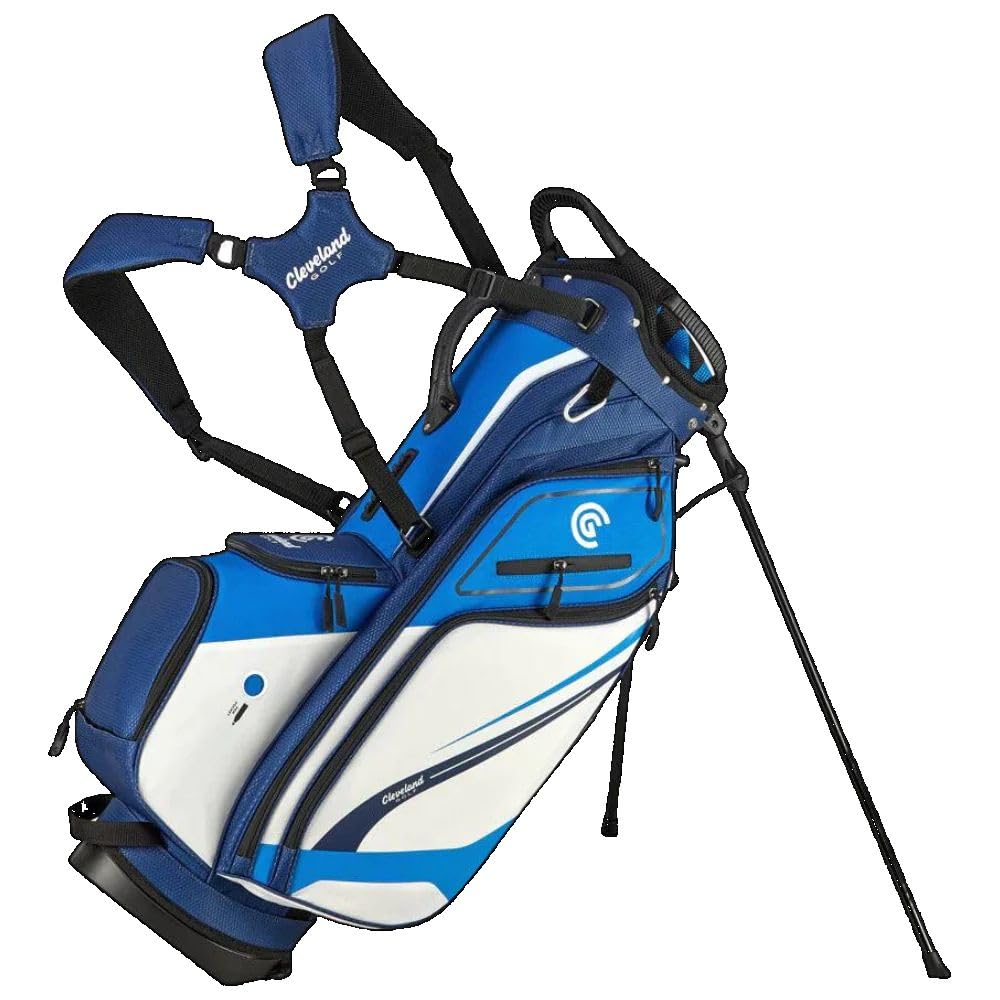 **Cleveland Golf CG LT Stand Bag - Lightweight Golf Stand Bag with 5-Way Divider, Comfortable Strap & Durable Design - Perfect for Walking Golfers & Course Play**