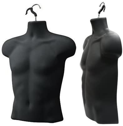 Men's Upper Body Torso Mannequin - Perfect for Clothing Display, Tailoring, Photography & Art Studies