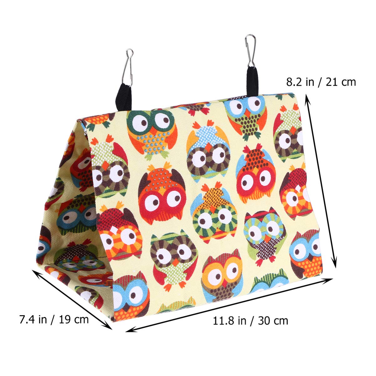 iPetBoom Hanging Bird Nest & Swing Bed - Cozy Sleeping Hut for Conures, Cockatiels, Sun Conures | Cage Accessories & Travel Toys | Perfect for Resting, Playing & Bonding with Your Parrot
