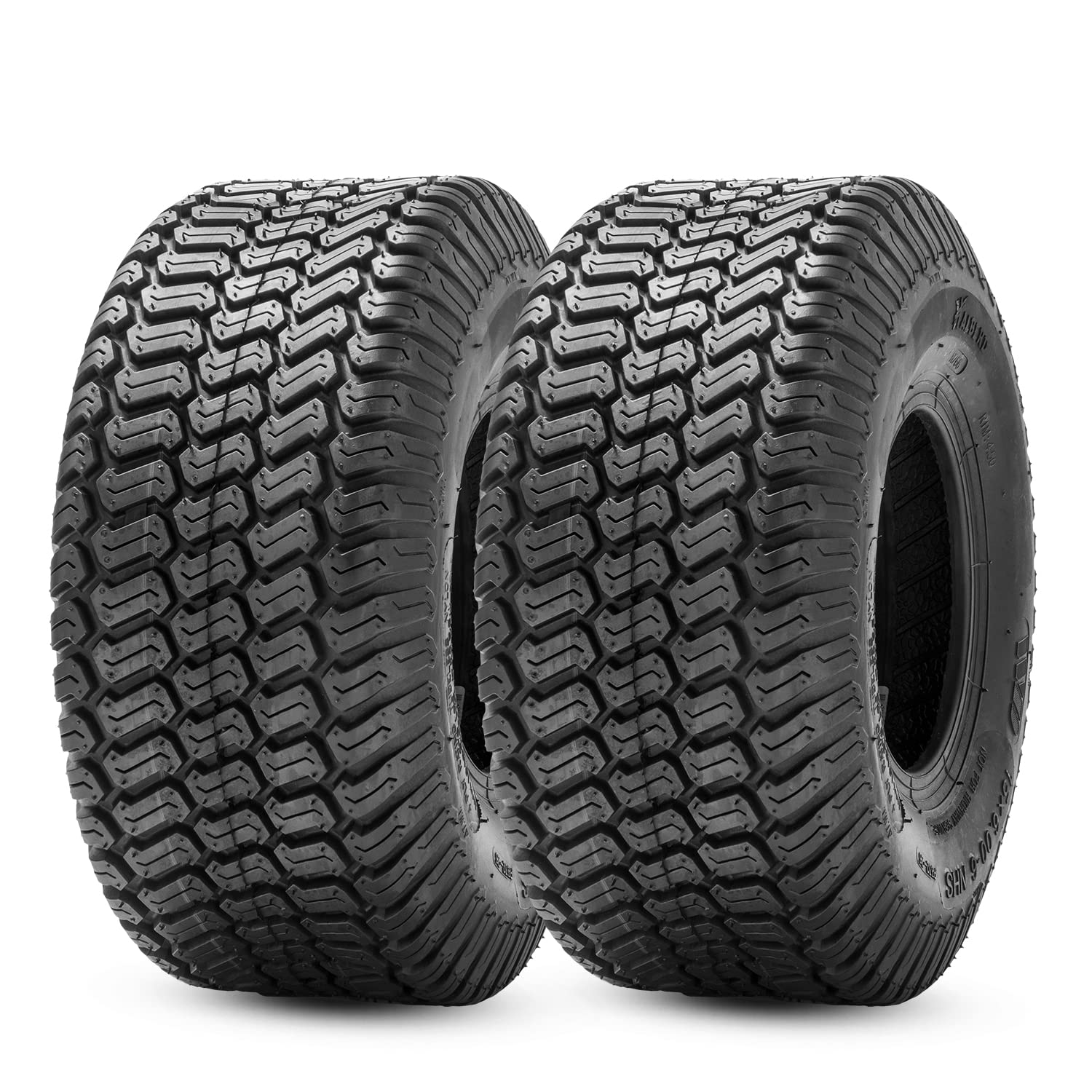 HALBERD 2-Pack 15x6.00-6 Tubeless Lawn Mower Tires 4PR Turf Saver - Heavy Duty Garden Tractor Riding Mower Tires for All-Terrain Performance | Perfect for Lawn Maintenance, Landscaping & Yard Work