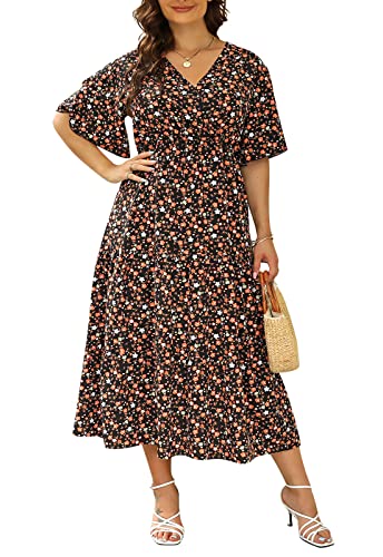 08 - Black Orange Floral
