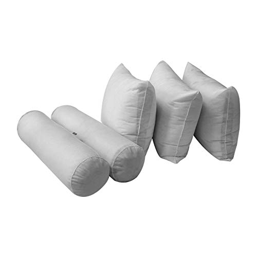 **Crib Size Bolster & Back Rest Pillow Cushion with Fiberfill Insert - Style 3 | Support for Babies & Toddlers | Perfect for Nursery, Playtime & Lounging**