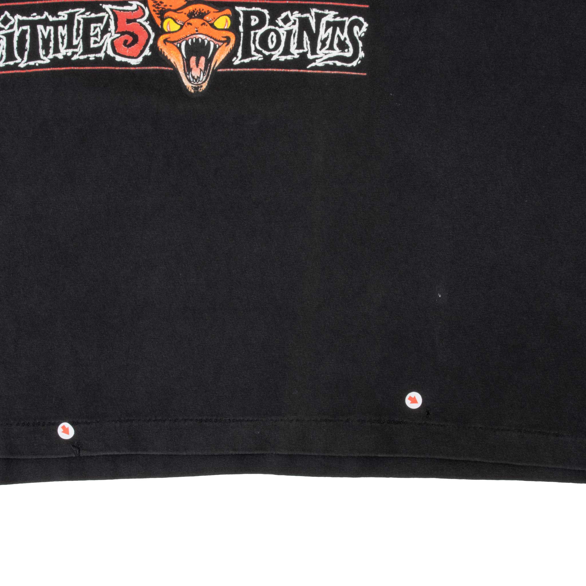 Vintage Little 5 Points Halloween Festival 1993 Retro Graphic T-Shirt XL - Made in USA - Halloween Costume, 90s Party Outfit, Collector's Item