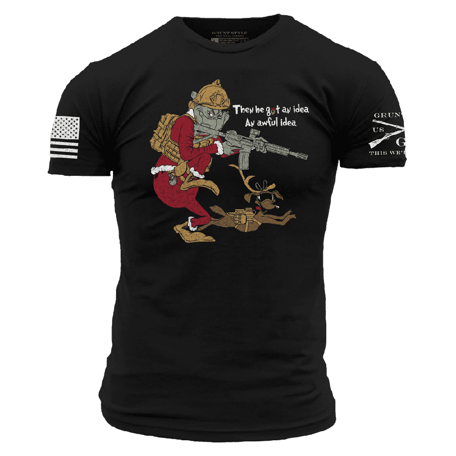 Operator Grinch T-Shirt - Black | Funny Christmas Graphic Tee for Men & Women - Perfect for Holiday Parties & Festive Gatherings