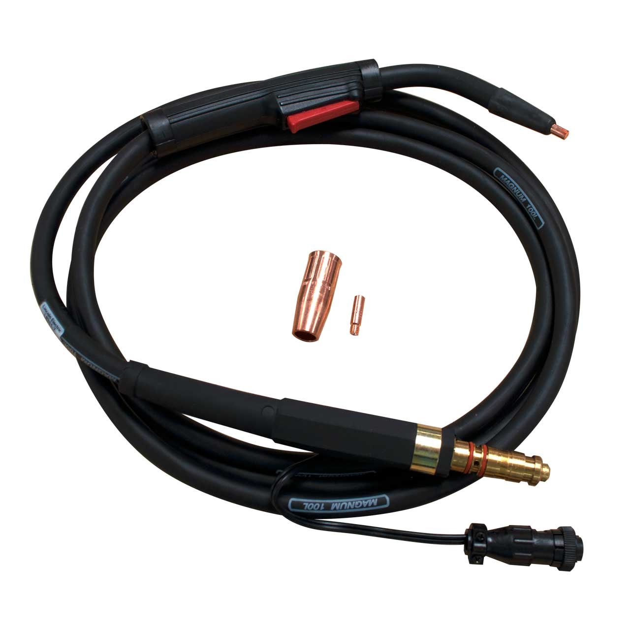 Magnum Welding Gun & Cable Kit - .025 to .035 Inch MIG Welding Torch with Durable Cable for Home Garage & Auto Repair (Ideal for Metal Fabrication, DIY Projects & Professional Welding Jobs)