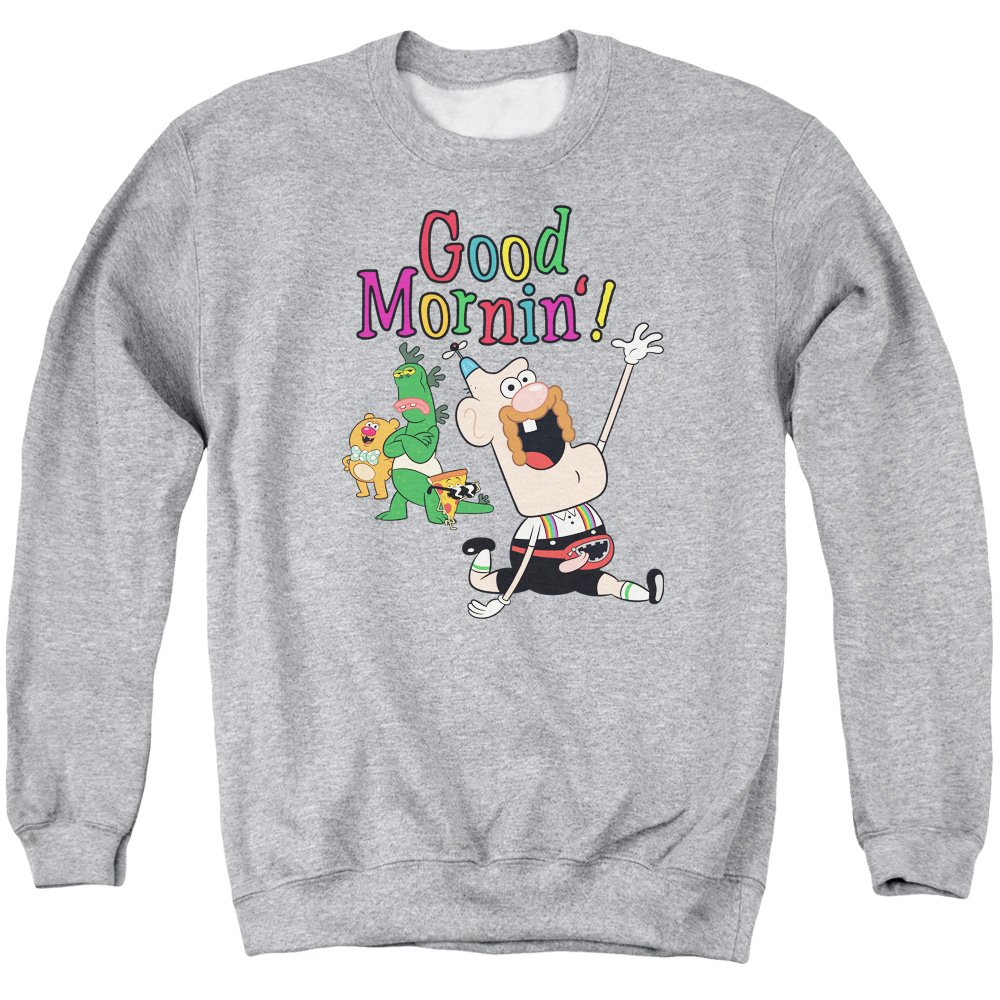 Uncle Grandpa Good Mornin Unisex Crewneck Sweatshirt for Men & Women - Casual Comfort Wear for Everyday, Lounge & Street Style