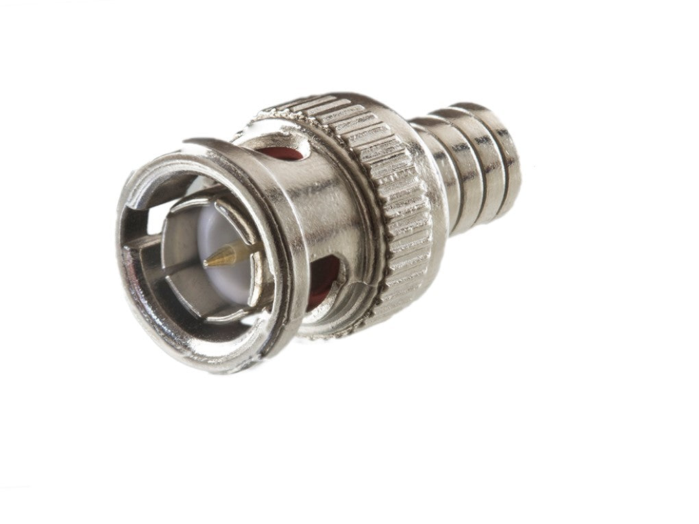 BNC Male Crimp On Connectors for RG6 Coaxial Cable - 10 Pack (301 5TP) - Perfect for CCTV, Satellite TV & Network Installations