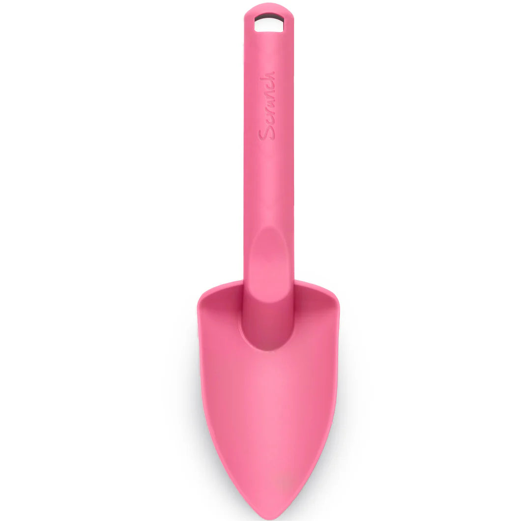 Flamingo Pink Scrunch Spade - Compact Folding Shovel for Camping, Gardening, Beach & Outdoor Adventures