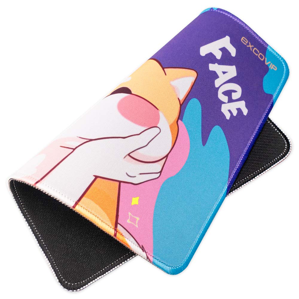YISK Gaming Mouse Pad - Non-Slip Rubber Base, Comfortable Stitched Edges, Smooth Surface for PC & Laptop (260x210x2mm, Camouflage Design) - Perfect for Gaming, Office Work & Home Computer Use