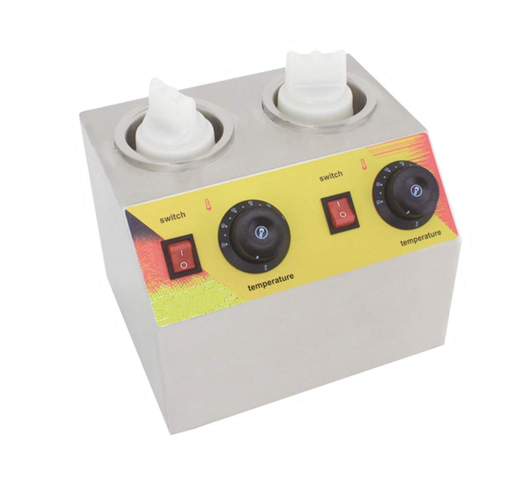 Commercial Electric Jam Heater & Chocolate Sauce Warmer Machine - 220V Dessert Dispenser for Bakeries, Cafes & Street Food Vendors - Perfect for Toppings, Fondue, and Hot Snack Preparation