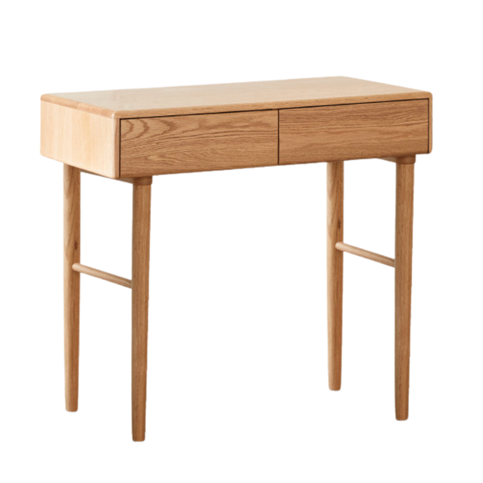 31.4x15.7x29.9 inch / 80x40x76 cm / Natural wood color / Double leg dressing table
