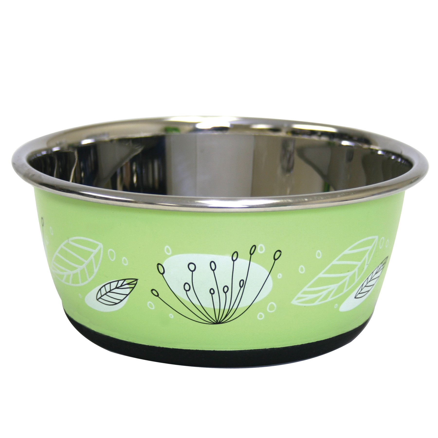 OurPets Durapet Small Pet Bowl - Durable Keen Green Feeding Dish for Dogs & Cats - Perfect for Home, Travel, and Outdoor Use