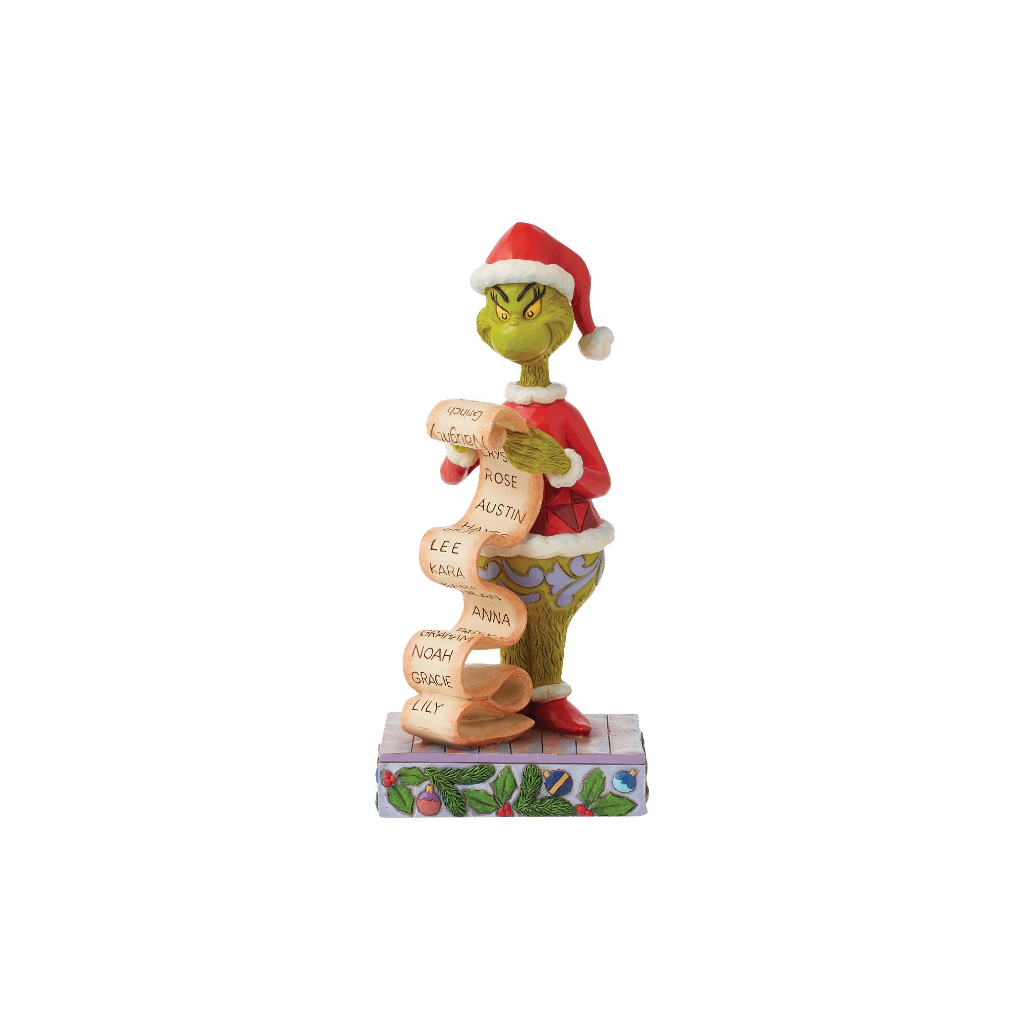 Grinch Naughty Nice List Christmas Decoration - Festive Holiday Home Decor for Xmas Party, Office & Tree Ornament