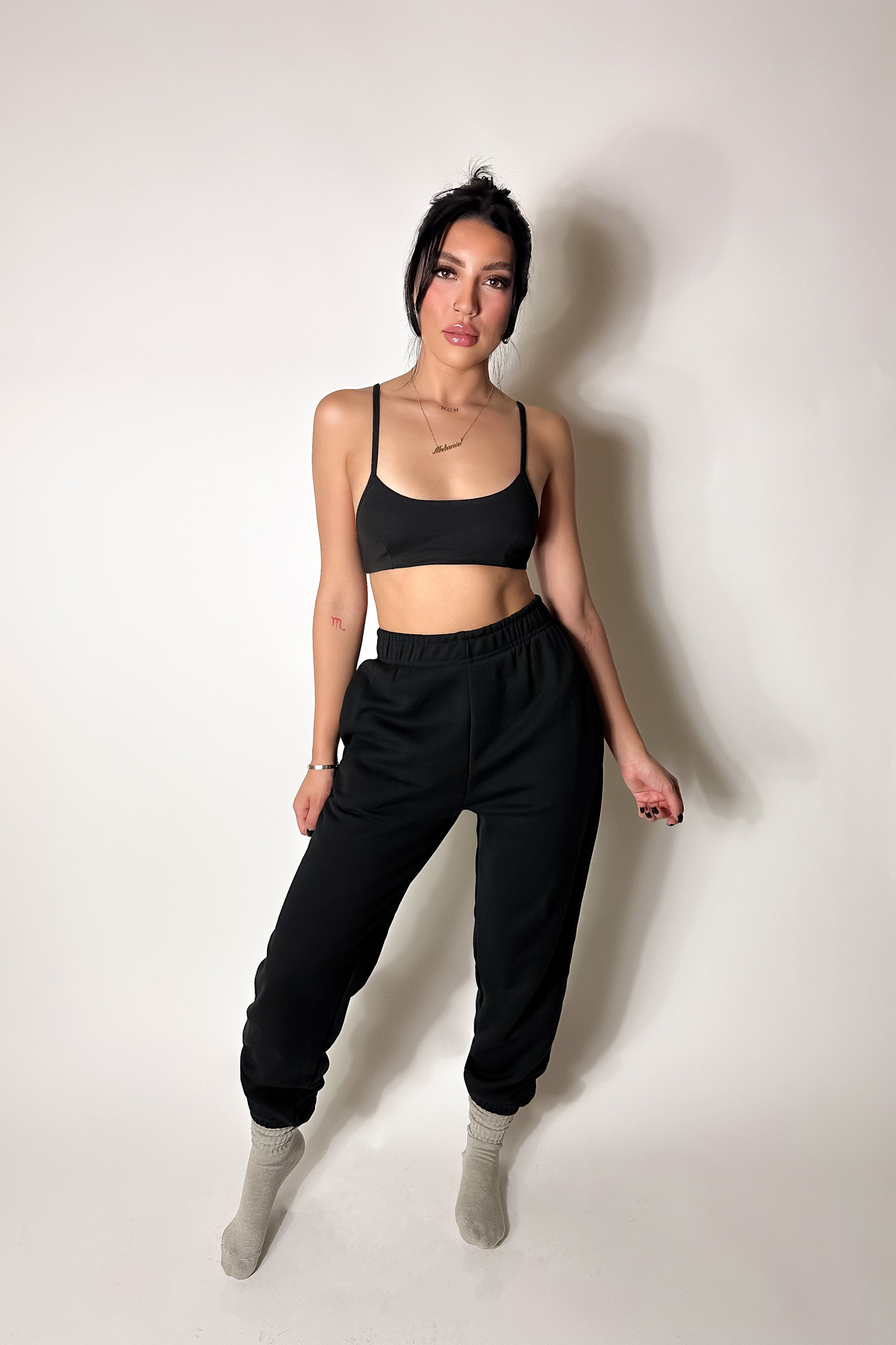 Everyday Bay Bra - Comfortable Wireless Bra for Women, Black - Perfect for Yoga, Workout, and Daily Wear
