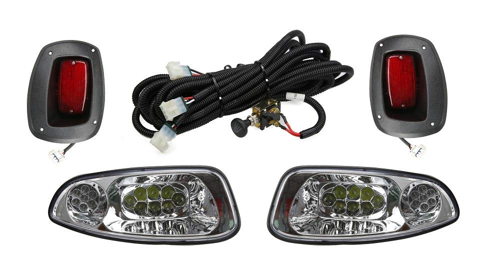 EZGO RXV LED Light Kit - Premium Golf Cart Lighting for Night Driving & Safety - Perfect for Golf Courses, Campuses, and Neighborhoods