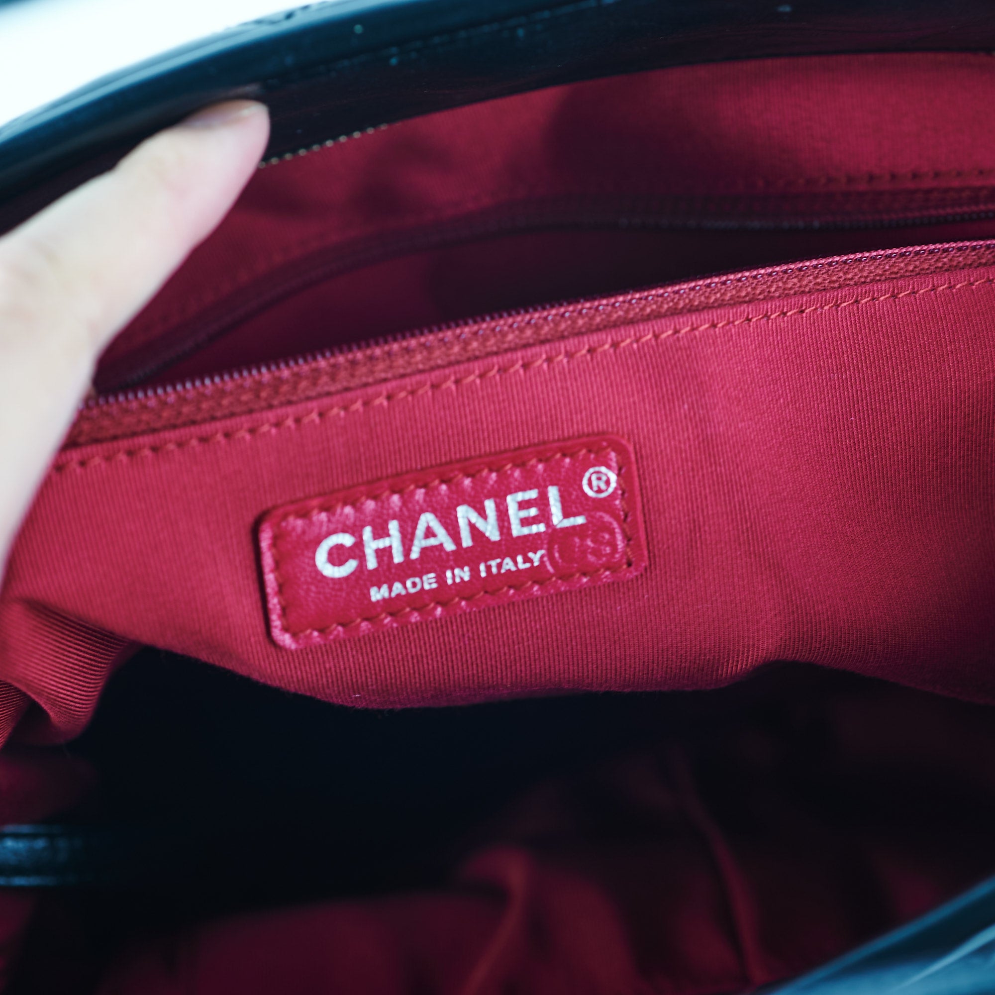 Chanel Gabrielle Black Leather Top Handle Bag - Luxury Designer Handbag for Women, Perfect for Work, Evening & Special Occasions