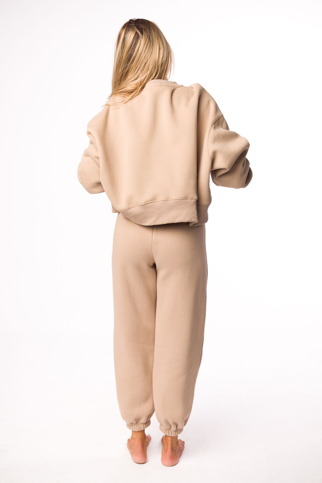 Soft & Cozy Mocha Sweatpants for Women - Lounge, Yoga & Home Wear - Comfortable Fleece Joggers for Relaxing & Running Errands
