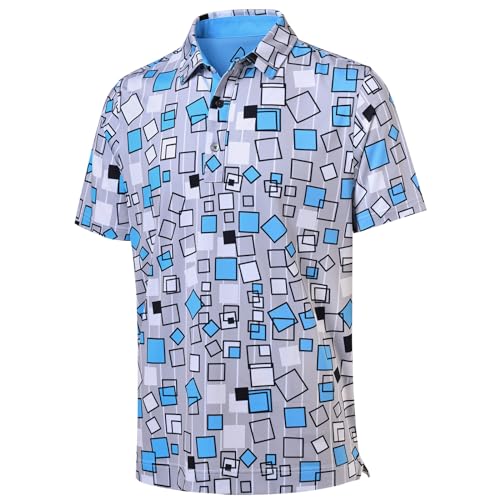 Gray and Blue Checkerboard
