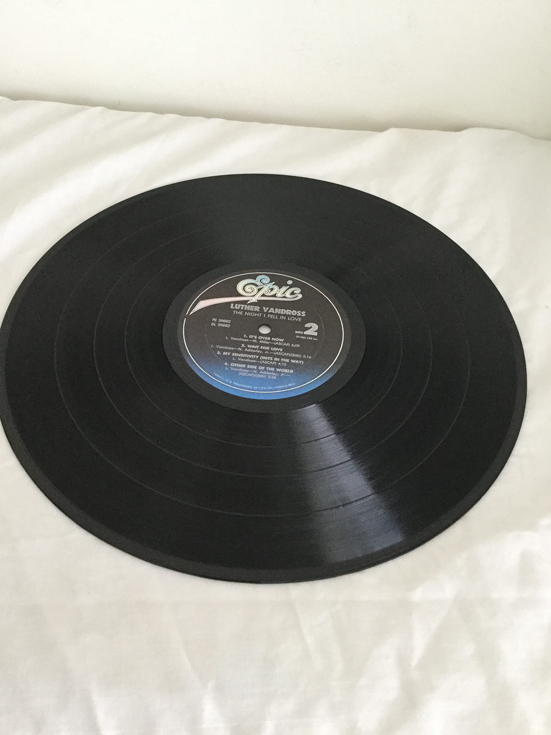 Night I Fell in Love by Luther Vandross [1985] - Romantic Vinyl Record for Anniversary Gifts & Cozy Evenings