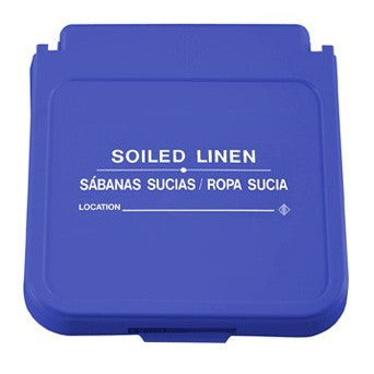 Soiled Linen Hamper Labels with White Lettering - Pack of 5 | Perfect for Laundry Rooms, Hospitals & Nursing Homes