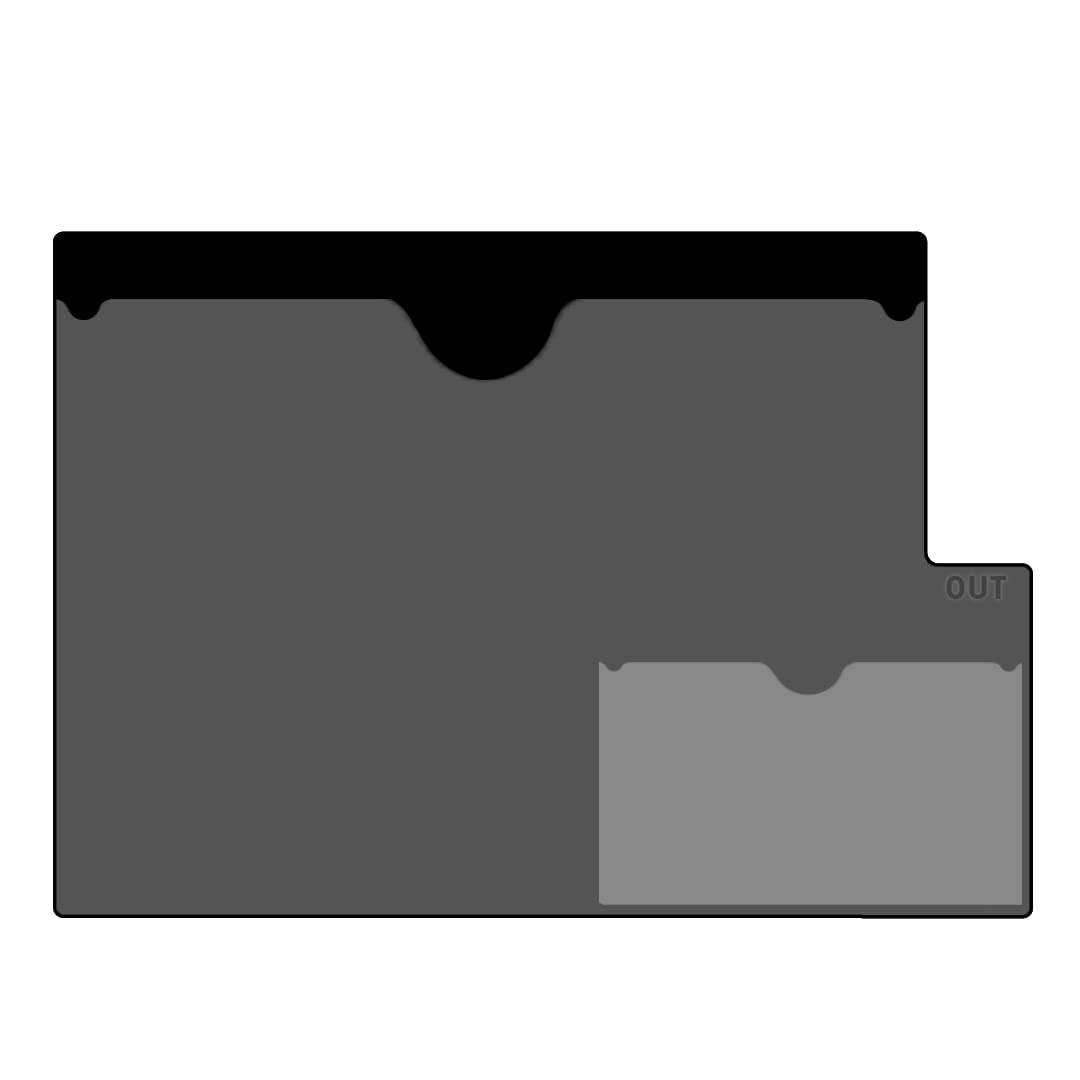 Professional Plastic File Folders - Letter Size 9.5